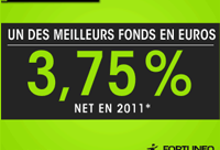 Assurance-vie FORTUNEO à frais réduits : fonds en euros 3,75% net en 2011